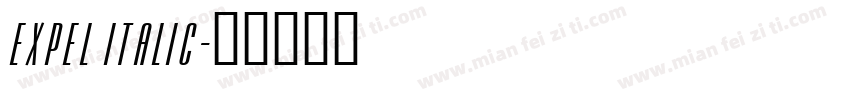 Expel Italic字体转换